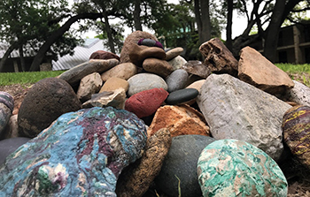 "Holy Week Celebration at Seminary of the Southwest 2020." Photo by Christine Brunson.