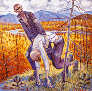"Escape" by Nikolai Getman (1917–2004).
