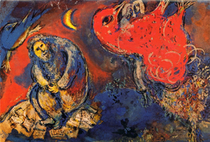 Yvette Cauquil-Prince tapestry of Chagall's.