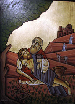 “Coptic Icon of the Good Samaritan.”