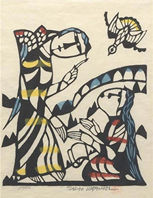 Sadao Watanabe, The Annunciation (1992).